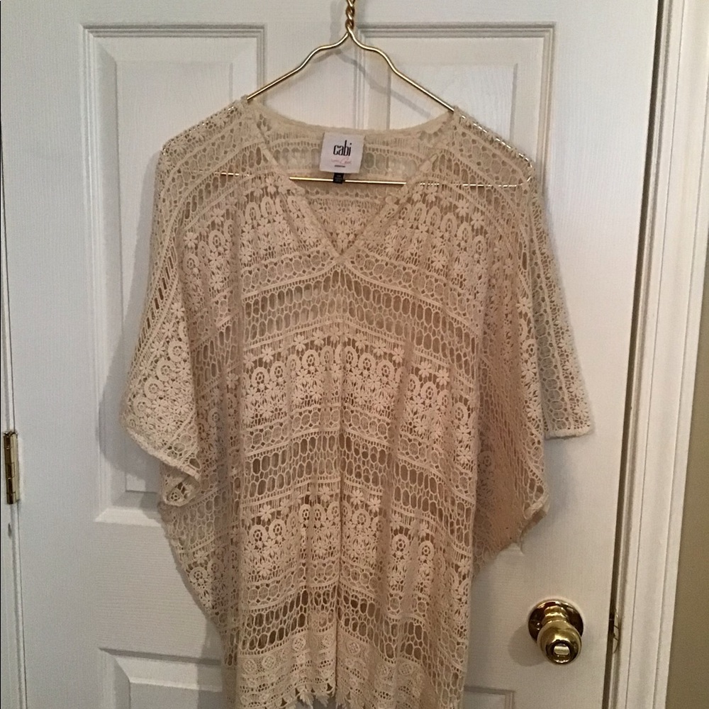 Cabi - Love, Carol Collection Crochet Top